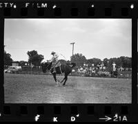 R.L. Scott on Saddle bronc #13