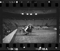 Unidentified Saddle bronc rider