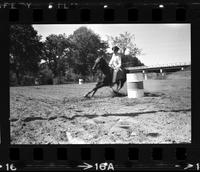 Unidentified Barrel racer