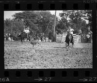 Ron Trantham Calf roping