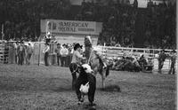 Frank Grant Calf roping