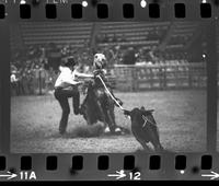 Junior Garrison Calf roping