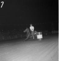 Marge Moffett Barrel racing