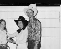 Barrel race award, Jackie Jo Perrin