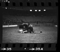 Rodeo clown act, Coffin capers