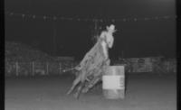 Janice Burden Barrel racing