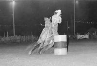 Peggy Burden Barrel racing