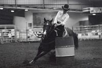 Marion Gramith Barrel racing