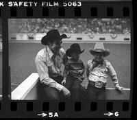 Unidentified Cowboy & children