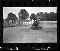 Janice Burden Barrel racing