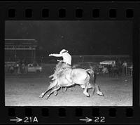 Jack Cherry on Saddle bronc #20