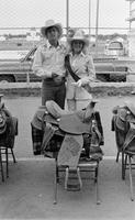 Awards presentation, Calf roping, Unidentified participants