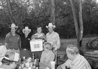 Unidentified picnic participants