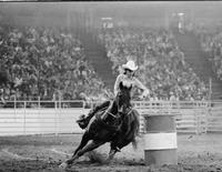 Florence Youree Barrel racing