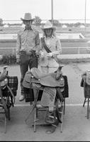 Awards presentation, Team roping,Unidentified participants