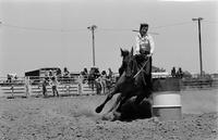 Unidentified Barrel racer