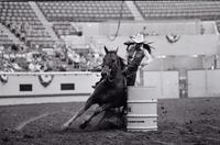 Sheila Bussey Barrel racing