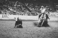 Rich. Stowers Calf roping