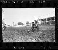 Susan Whyte Barrel racing