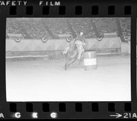 Jill McFarland barrel racing