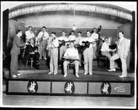 Johnnie Lee Wills and band on stage