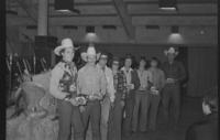 Awards presentation, unidentified participants