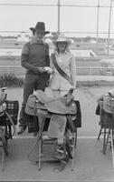 Awards presentation, Team roping,Unidentified participants