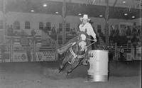 Ann Rawson Barrel racing