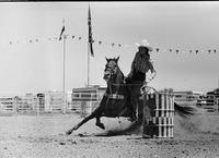 Janice Saunders Barrel racing