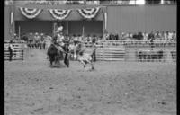 Roy Burk Calf roping