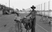 Unidentified participants in Awards presentation, Team roping