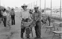 Unidentified participants in Awards presentation, Bull riding