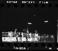 Fred Boebel on Saddle bronc #3