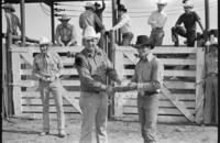 Bull riding Awards presentation, Barry Brown