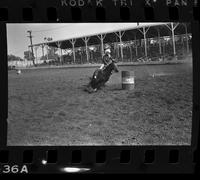 Joan McSweeney Barrel racing