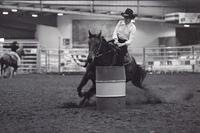 Marion Gramith Barrel racing