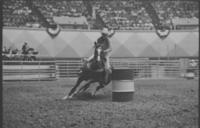 Petesie Eberhart Barrel racing