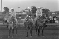 Unidentified group on horseback