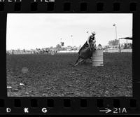 Joan McSwinney Barrel racing