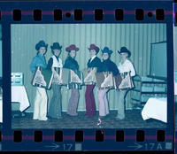 Group photograph of 1974 MGRA Barrel race winners