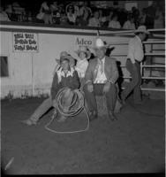 Unidentified group in front of grandstands