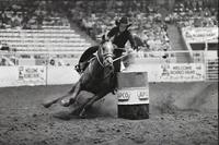 Deb Bowen Barrel racing