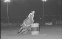 Janice Burden Barrel racing