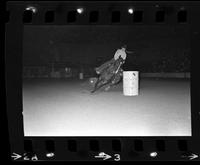 Yvonne Halpert Barrel racing