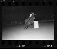 Yvonne Halpert Barrel racing