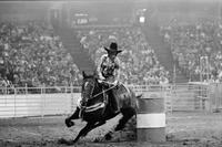 Gale Burdine Barrel racing