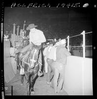 Benny Reynolds at Steer Wrestling Chute