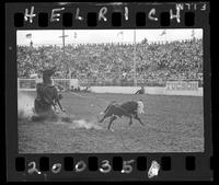 Bill Rush Calf Roping