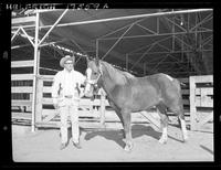 Reg Kesler & Horse "Hat Rack"  Pose