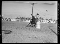 Pat Holberg Barrel Racing